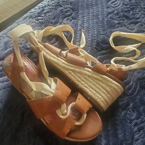 Patricia Nash Lace Up Sandals
